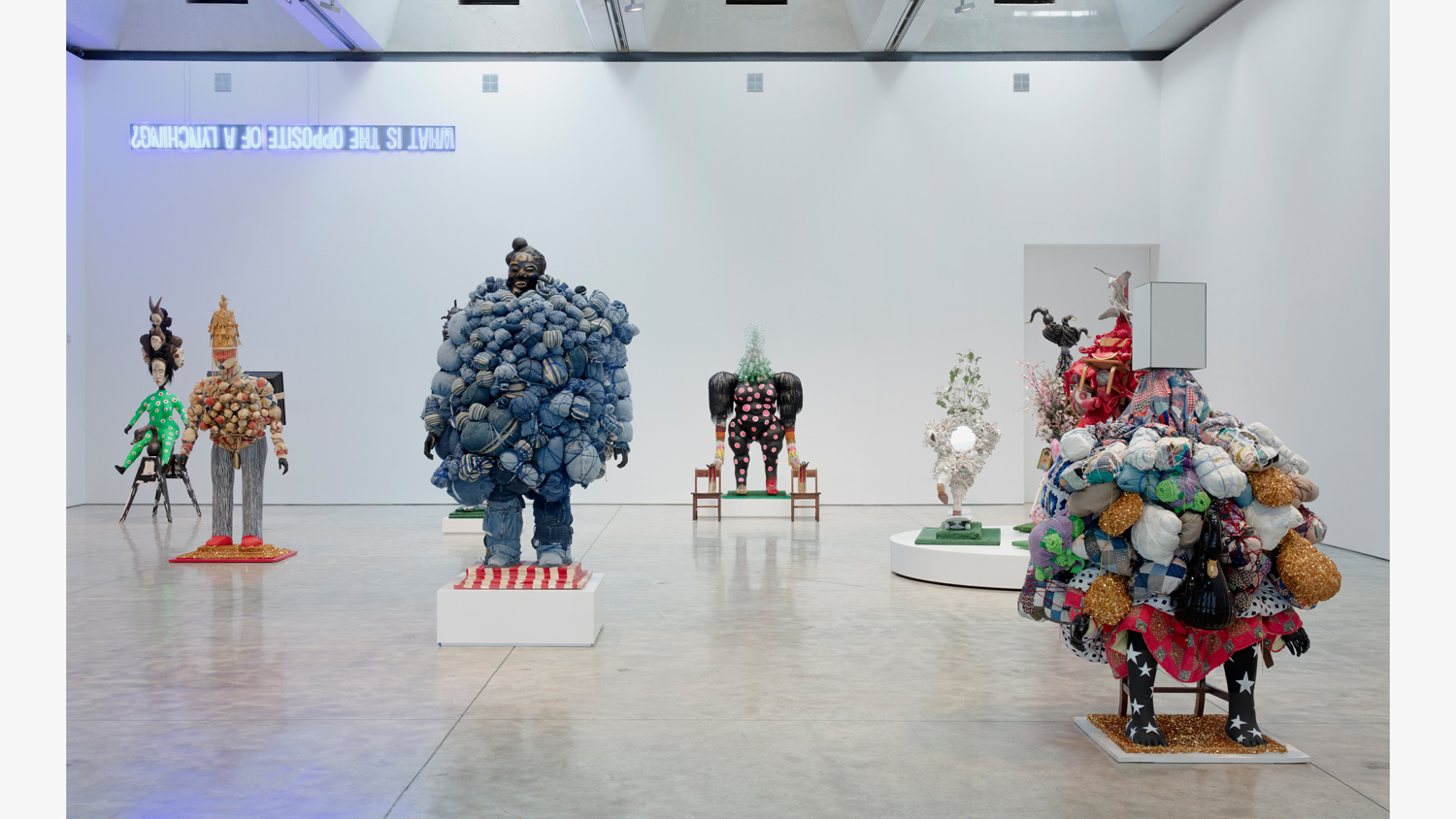 Installation view of vanessa german: SAD RAPPER, September 8 - October 22, 2022. Photography by Diego Flores.