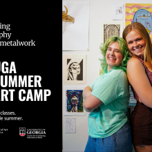2025 UGA Summer Art Camp banner