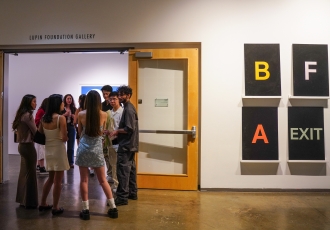 BFA Exit show, spring 2024. Photo courtesy of Sidney Chansamone.