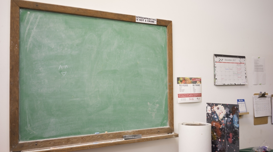 chalk board